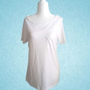 💐NWT- NYDJ Linen & Cotton S/S Pocket Tee